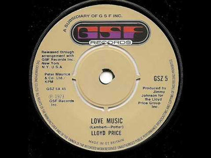 Lloyd Price / ロイド・プライス / Music-Music (PLP-7818)