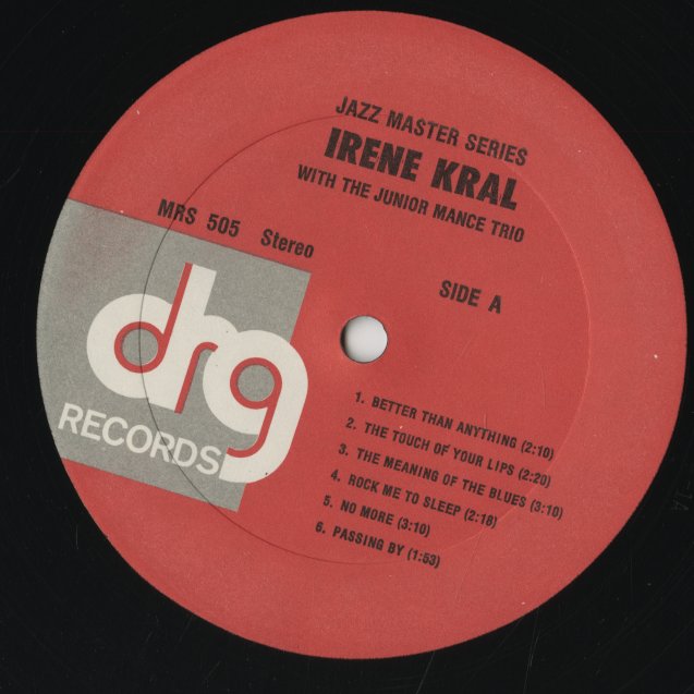 Irene Kral / アイリーン・クラール / Better Than Anything (MRS505)