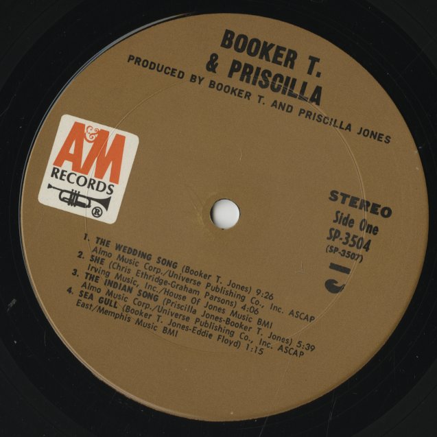 Booker T. & Priscilla / ブッカーT＆プリシラ (SP3504)