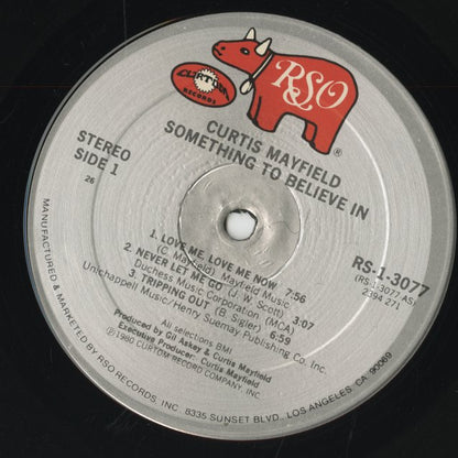 Curtis Mayfield / カーティス・メイフィールド / Something To Believe In (RS-1-3077)