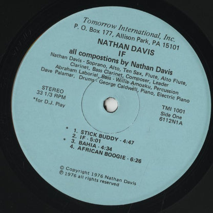 Nathan Davis / ネイザン・デイヴィス / If (TMI1001)