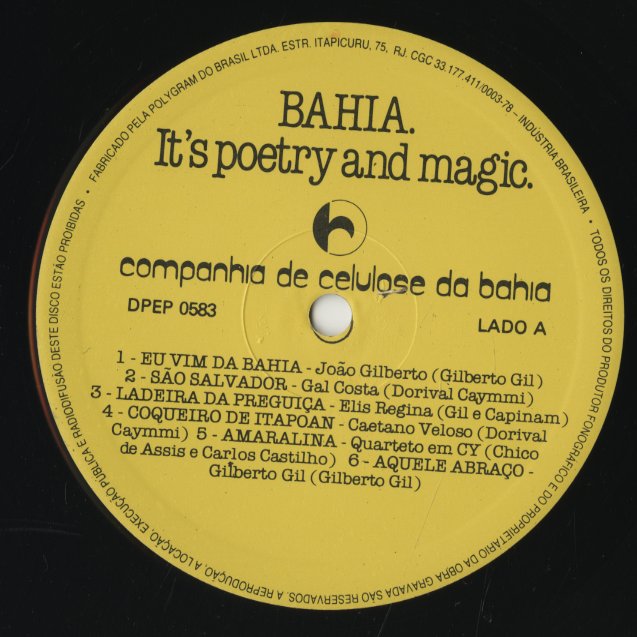 V.A./ BAHIA  Its Poetry And Magic (DPEP 0583)