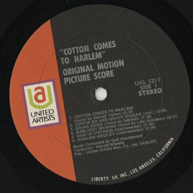 Galt MacDermot / ガルト・マクダーモット / Cotton Comes to Harlem (UAS5211)