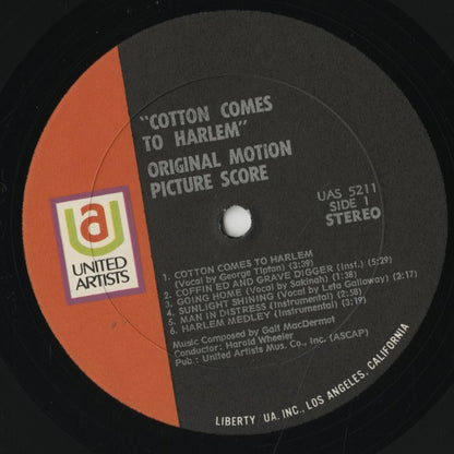 Galt MacDermot / ガルト・マクダーモット / Cotton Comes to Harlem (UAS5211)