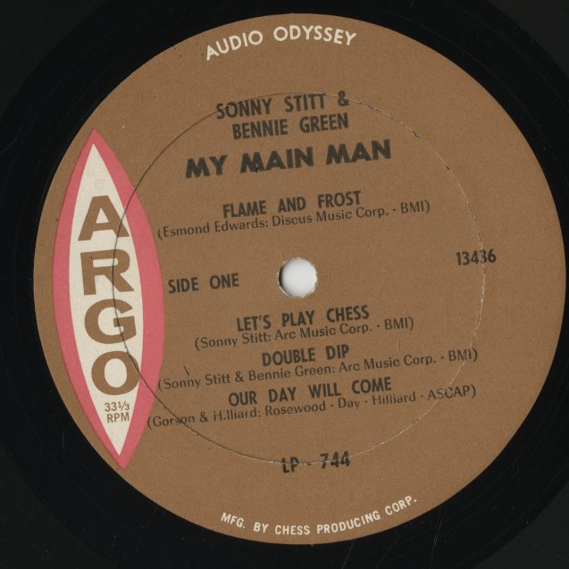 Sonny Stitt and Bennie Green / ソニー・スティット　ベニー・グリーン / May Main Man (LP744)