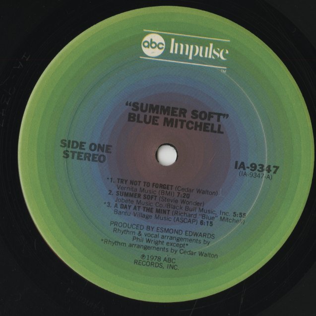 Blue Mitchell / ブルー・ミッチェル / Summer Soft (IA-9347)