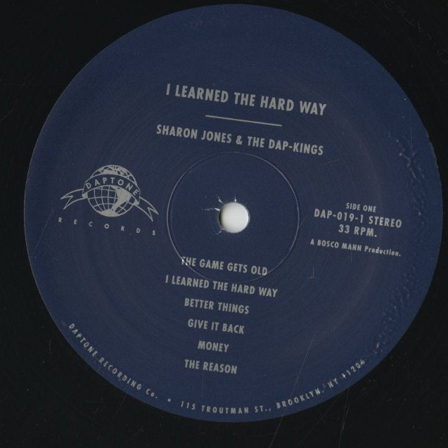 Sharon Jones And The Dap-Kings / シャロン・ジョーンズ / I Learned The Hard Way (DAP-019)