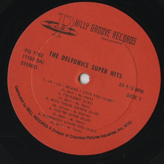 Delfonics / デルフォニックス / Super Hits (PG 1152)