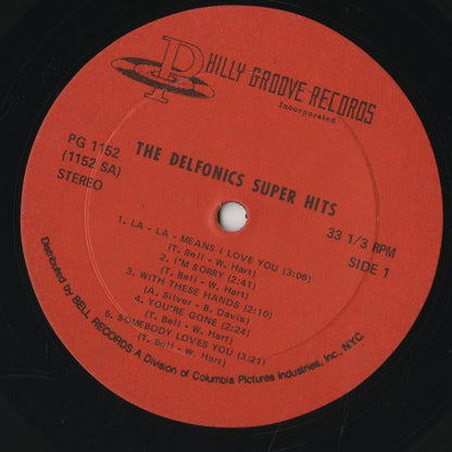 Delfonics / デルフォニックス / Super Hits (PG 1152)
