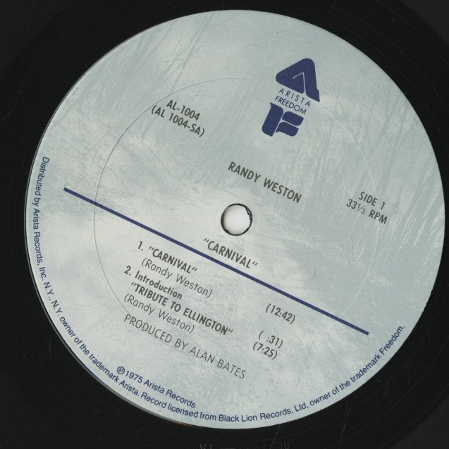 Randy Weston / ランディ・ウェストン / Carnival Live at Montreaux '74 (AL1004)