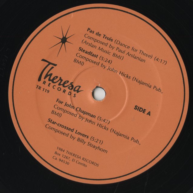 John Hicks / ジョン・ヒックス / John Hicks (TR119)