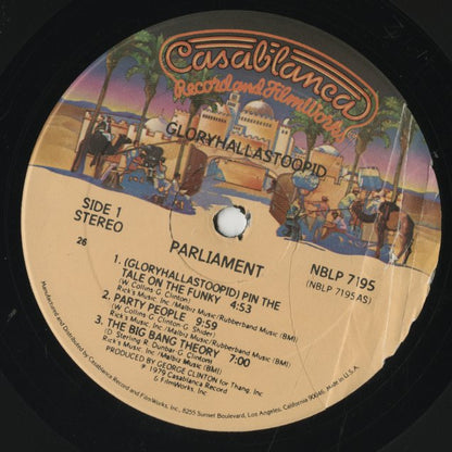 Parliament / パーラメント / Gloryhallastoopid (Pin The Tale On The Funky) (NBLP 7195)