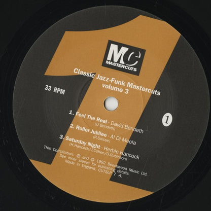 V.A./ Classic Jazz Funk 3 / Difinitive Jazz Funk Mastercuts Volume 3 (CUTSLP7)