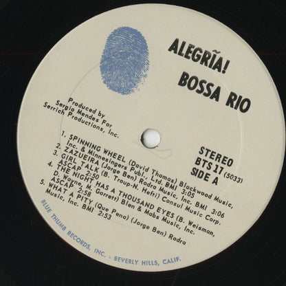 Bossa Rio / ボッサ・リオ / Alegria (BTS17)