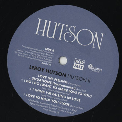 Leroy Hutson / リロイ・ハトソン / Hutson II (180g) (AJXLP423)