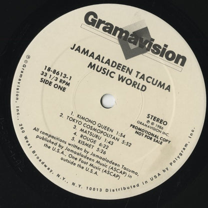 Jamaaladeen Tacuma / ジャマラディーン・タクマ / Music World (18-8613-1)