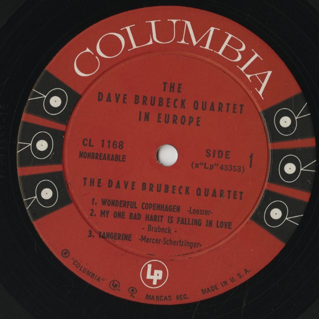 Dave Brubeck / デイヴ・ブルーベック / In Europe (CL1168)