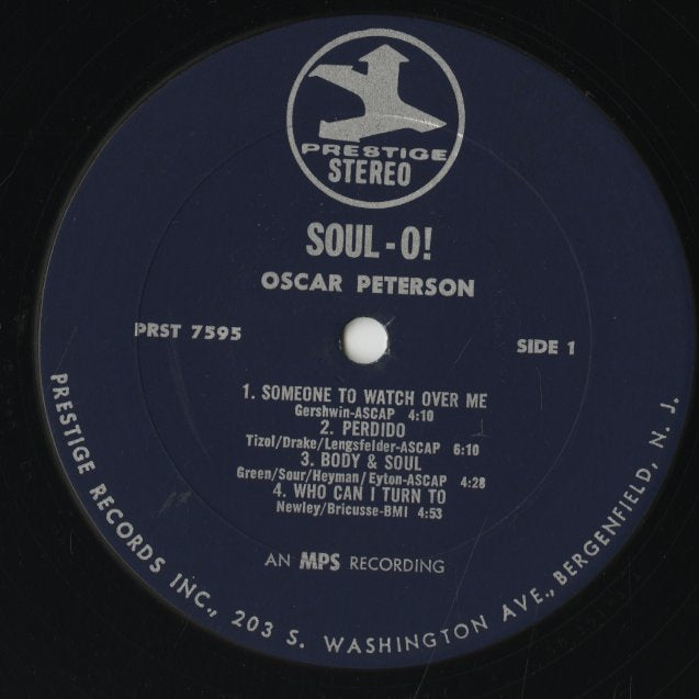 Oscar Peterson / オスカー・ピーターソン / Soul-O! ( PR 7595 )