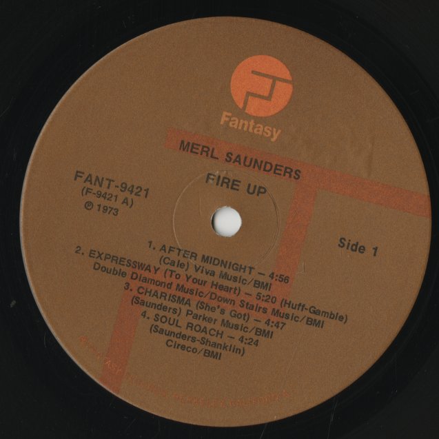 Merl Saunders / マール・サンダース / Fire Up (9421)