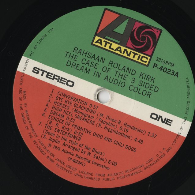 Roland Kirk / ローランド・カーク / The Case Of The 3 Sided Dream In Audio Color (P4023/4A))