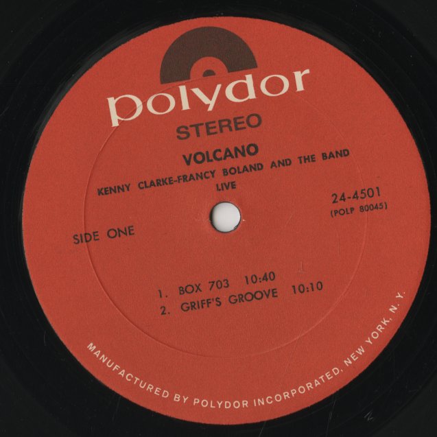 Kenny Clarke - Francy Boland Band / Volcano (24-4501)