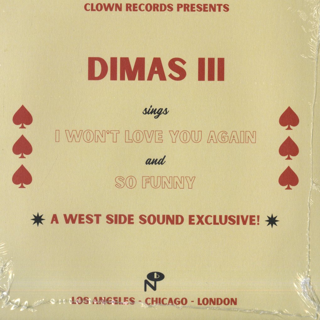 Dimas III / I Won't Love You Again - So Funny -7 (ES-084)