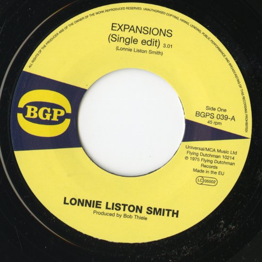 Lonnie Liston Smith / ロニー・リストン・スミス / Expansions (Single Edit) / A Chance For Peace -7 (BGPS039)