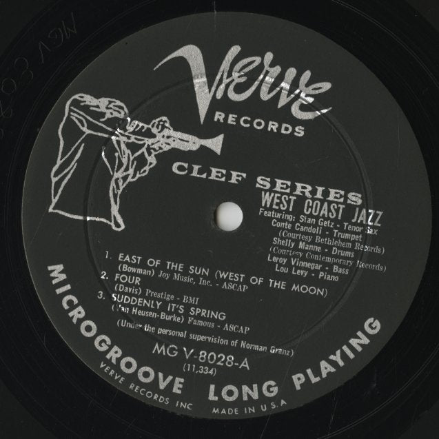 Stan Getz / スタン・ゲッツ / West Coast Jazz (MGV-8028)