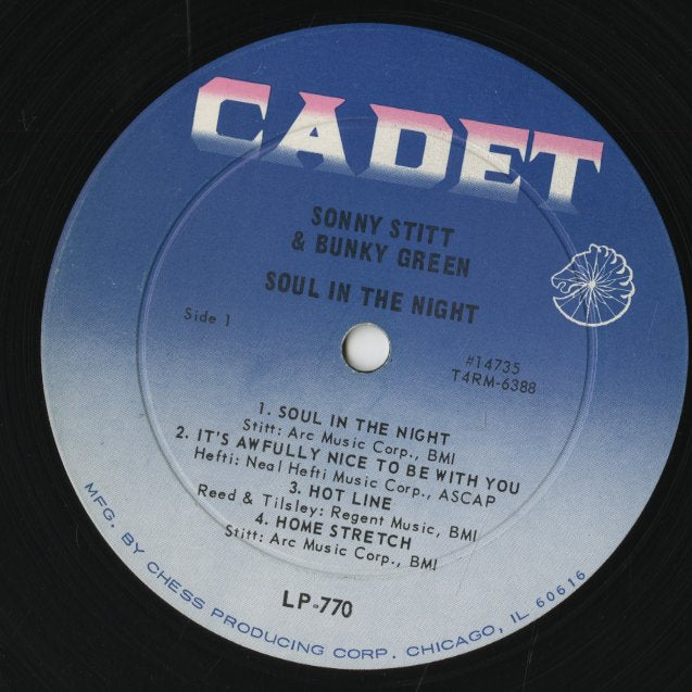 Sonny Stitt / Bunky Green / ソニー・スティット　バンキー・グリーン / Soul In the Night (LP770)