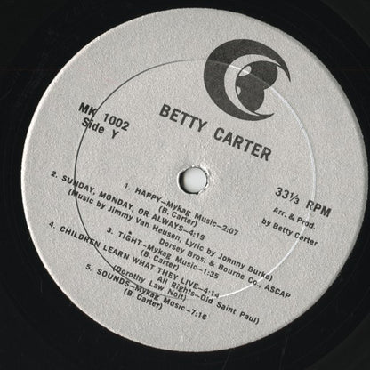 Betty Carter / ベティ・カーター / Betty Carter (MK 1002)