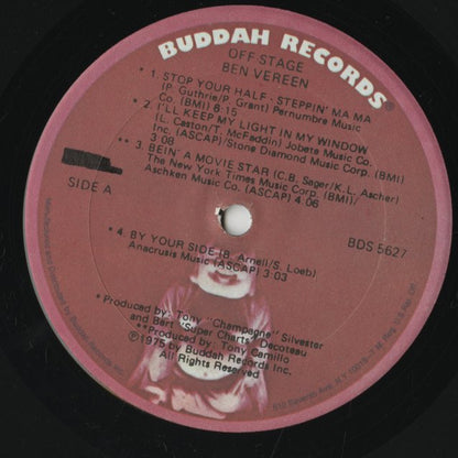 Ben Vereen / ベン・フェリーン / Off-Stage (BDS 5627)