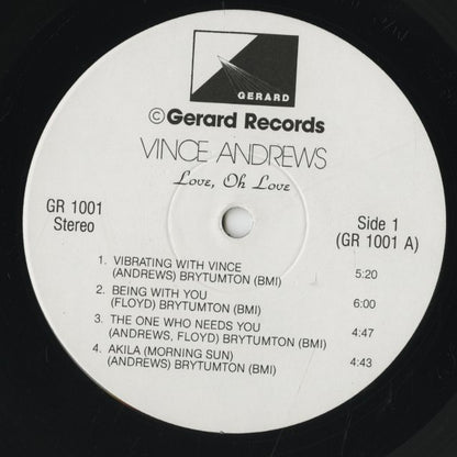Vince Andrews / ヴィンス・アンドリュース / Love, Oh Love (GR1001)