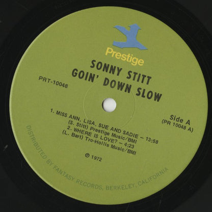 Sonny Stitt / ソニー・スティット / Goin' Down Slow (PRT-10048)