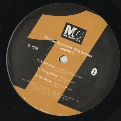 V.A./ Classic Jazz Funk / Difinitive Jazz Funk Mastercuts Volume 1 (CUTSLP 2)