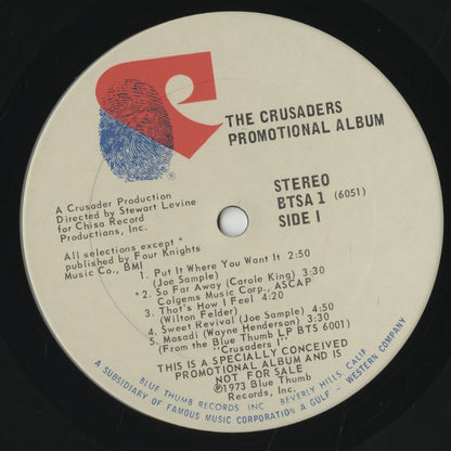 The Crusaders / クルセイダーズ / Promotional Album (BTSA 1)