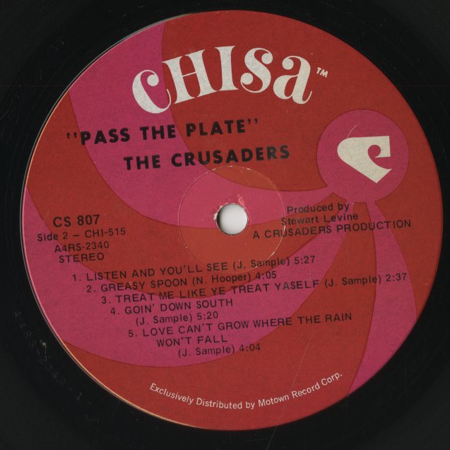 The Crusaders / クルセイダーズ / Pass The Plate (CS 807)
