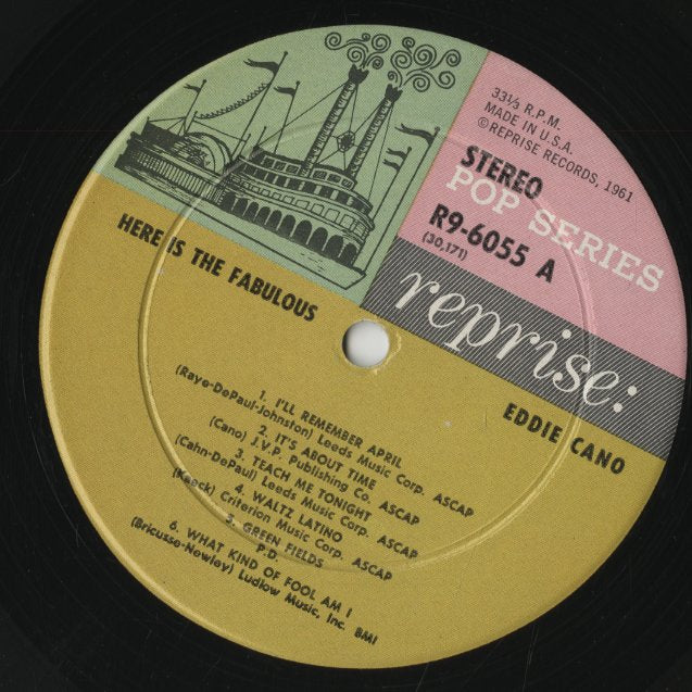 Eddie Cano / エディ・カノ / Here Is The Fabulous Eddie Cano (R9-6055)