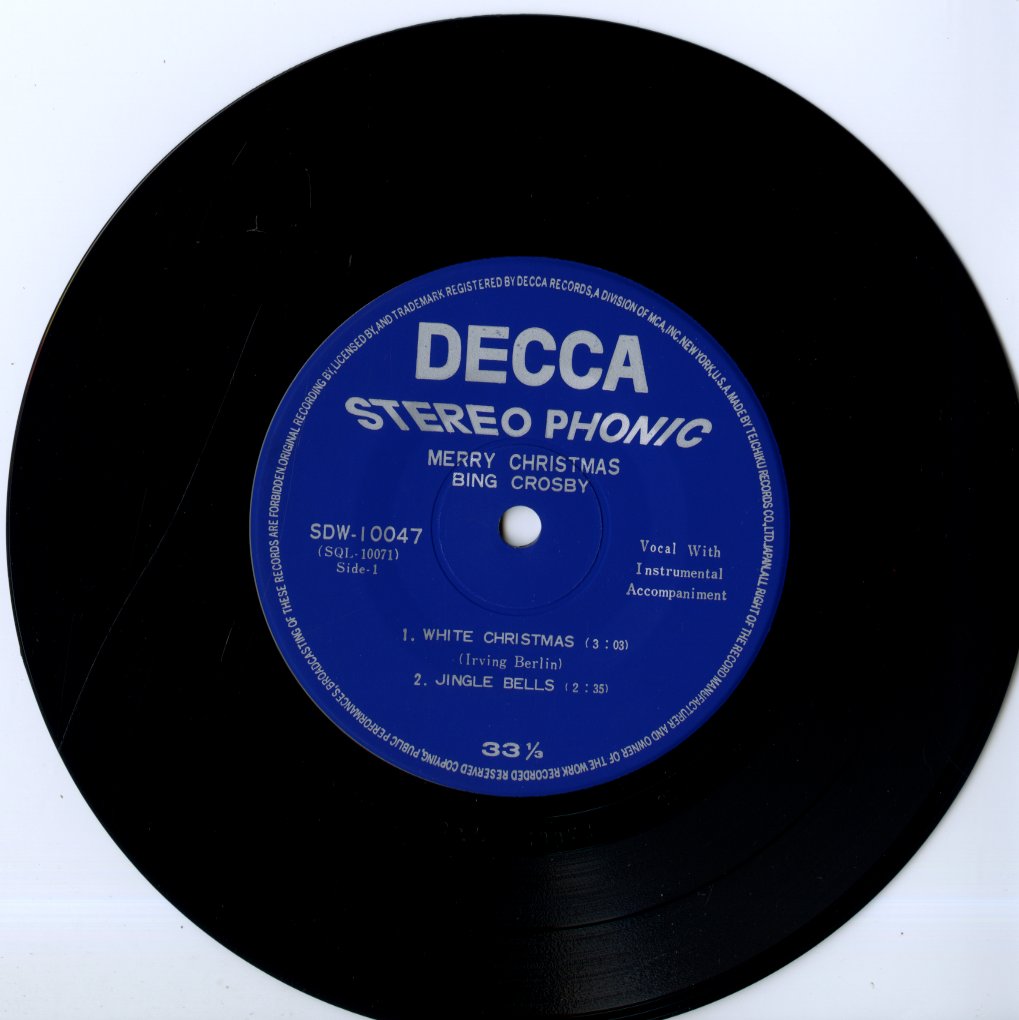 Bing Crosby / ビング・クロスビー / Merry Christmas (SDW-10047)