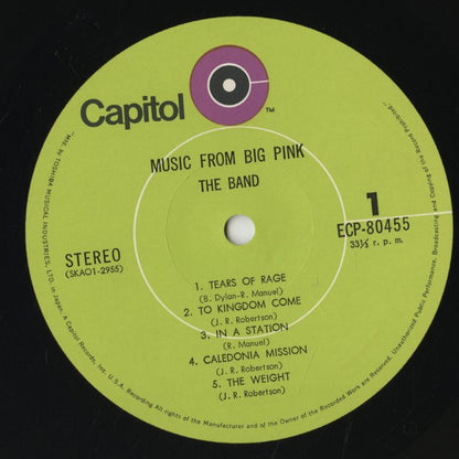 The Band / ザ・バンド / Music From Big Pink (ECP80455)