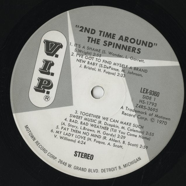 The Spinners / スピナーズ / 2nd Time Around (LEX9360)