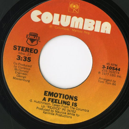 Emotions / エモーションズ / Best Of My Love / A Feeling Is -7 (3-10544)