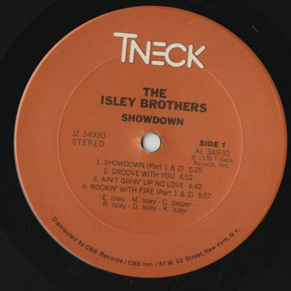 The Isley Brothers / アイズレー・ブラザーズ / Showdown (JZ34930)