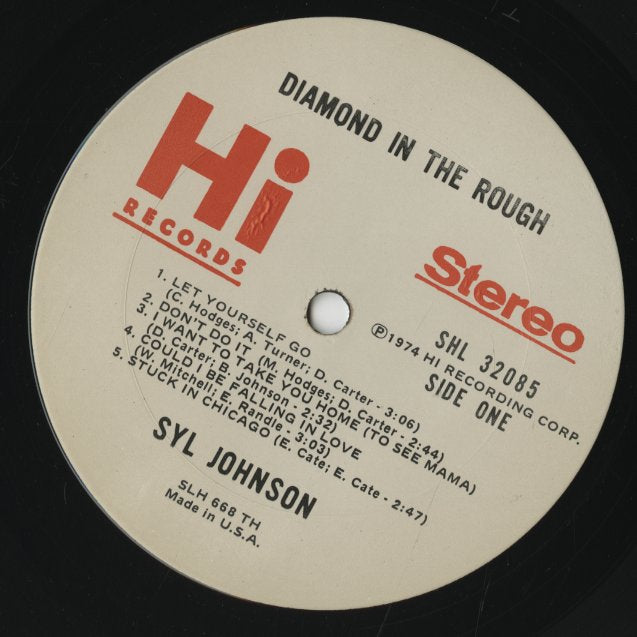 Syl Johnson / シル・ジョンソン / Diamond In The Rough (SHL 32085)
