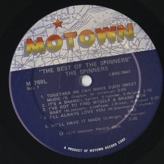Spinners / スピナーズ / The Best Of The Spinners (M 769L)