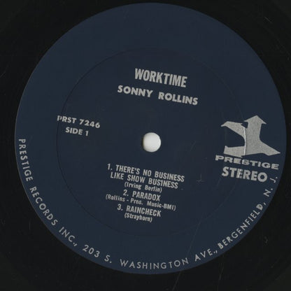 Sonny Rollins / ソニー・ロリンズ / Worktime (PRST7246)