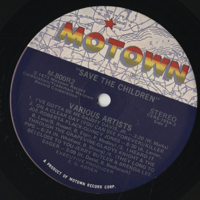 V.A./ Save The Children / Bill Withers Marvin Gaye Curtis Mayfield (N800-R2)