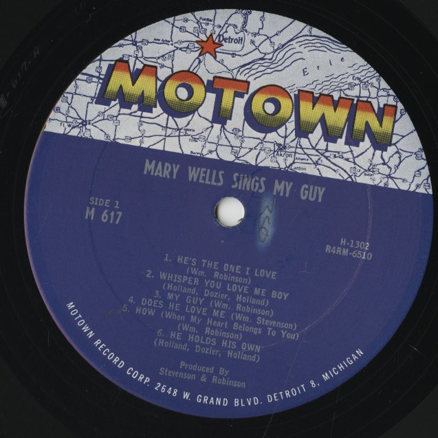 Mary Wells / メアリー・ウェルズ / Sings My Guy (M 167)