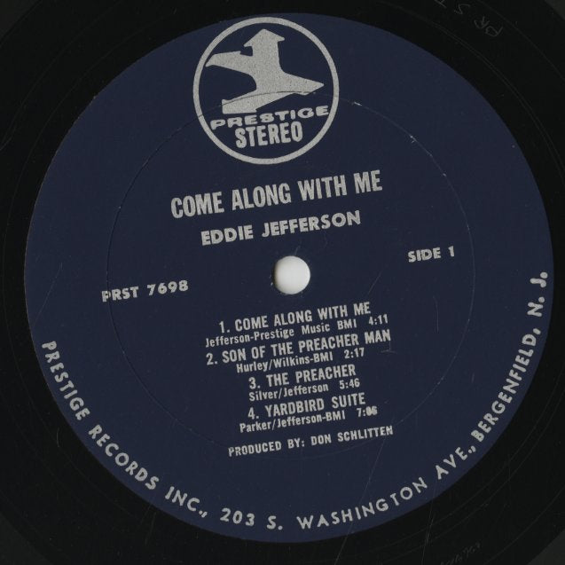 Eddie Jefferson / エディ・ジェファーソン / Come Along With Me (PRST 7698)