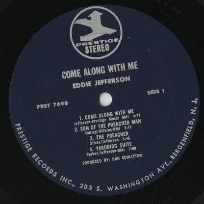 Eddie Jefferson / エディ・ジェファーソン / Come Along With Me (PRST 7698)