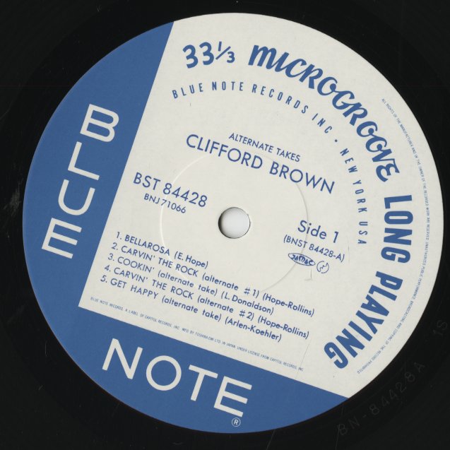 Clifford Brown / クリフォード・ブラウン / Alternate Takes ( BNJ71066 )